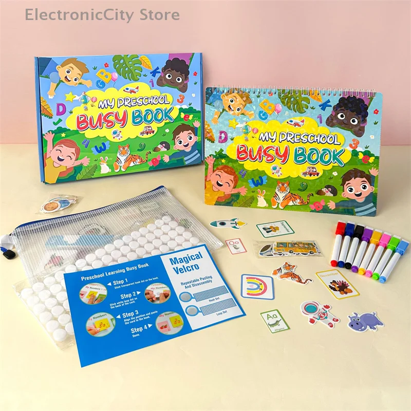 

Тихая книга, развивающие игрушки для раннего детства, многократно вставить, занятая книга, детская занятая книга