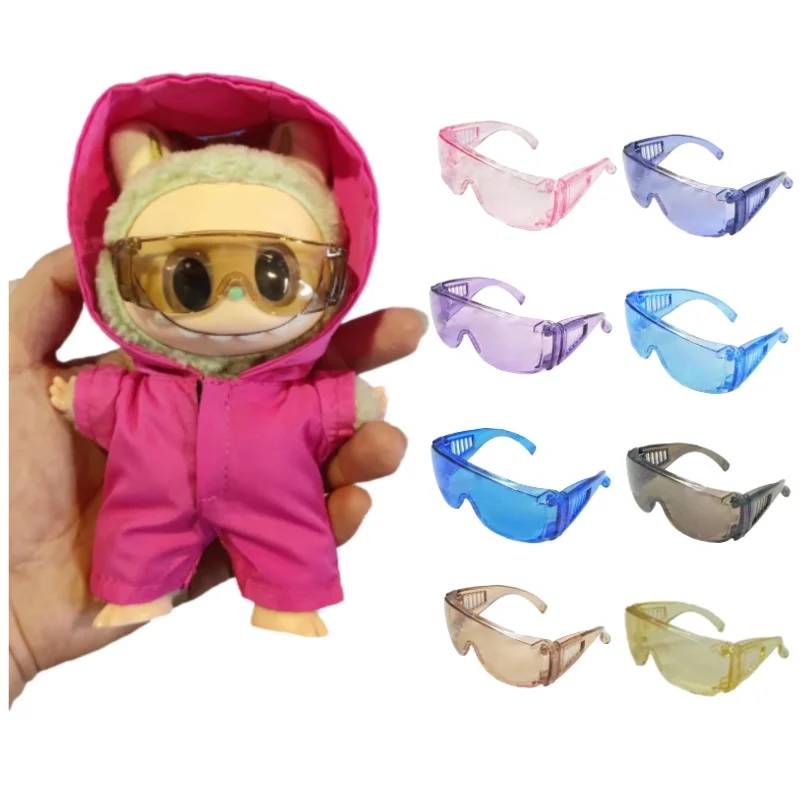 

For Labubu Glasses, 17cm Doll Sunglasses, Mini Goggles, DIY Accessories, Toys, Decorations, Kawaii Children's Birthday Gifts