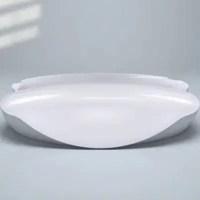 Ceiling Light Cover Plastic Round Lampshade Design Ceiling Mounted Soft Light Diffuser Cover for Bedroom Living