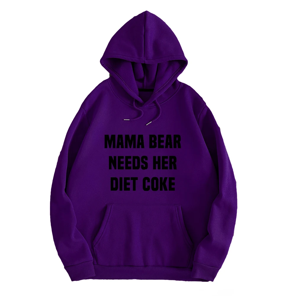 Jake Webber Merch Mama Bear Vintage 90s Hoodie Hip-hop Sweatshirt Spring and Autumn Y2K hoodies