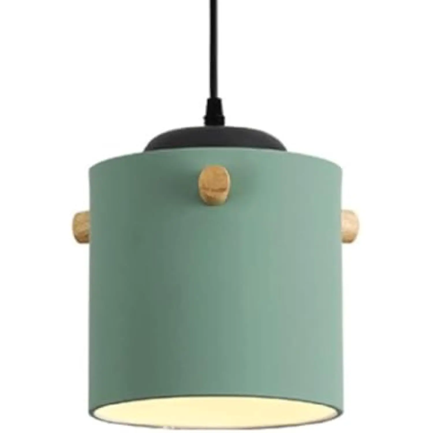 

☆ Metal Ceiling Light Chandelier Color Macaron Pendant Lamp with Danish Industrial Hanging Lights Fixtures Fashionable Cylindric