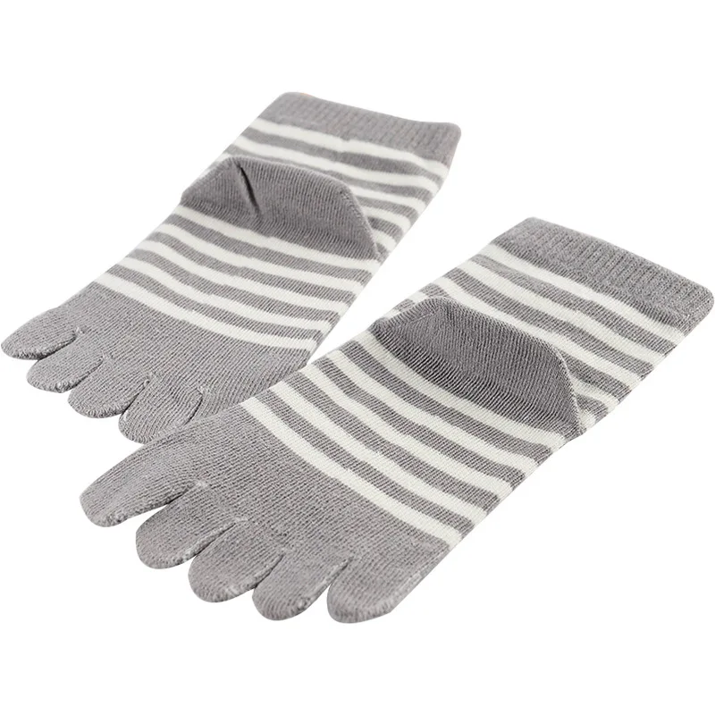 5 Pairs Children Kids Socks Thin Striped Cotton Five Finger for 4-12Y Boys Girls Casual Sports Breathable Five-toe Clothes Stuff