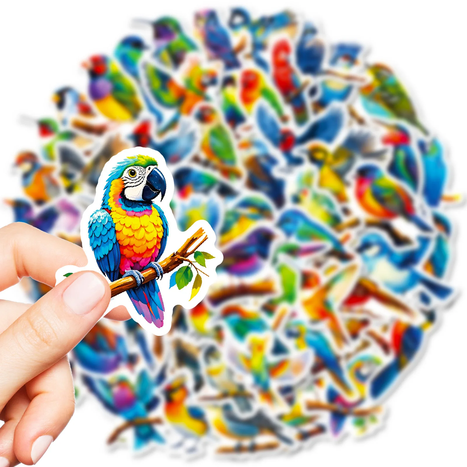 10/30/56 SZTUK Jasne Naklejki z Ptakami i Zwierzętami Graffiti DIY Wodoodporne na Kubek z Wodą Telefon Komputer Notatnik Artykuły Papiernicze Bagaż