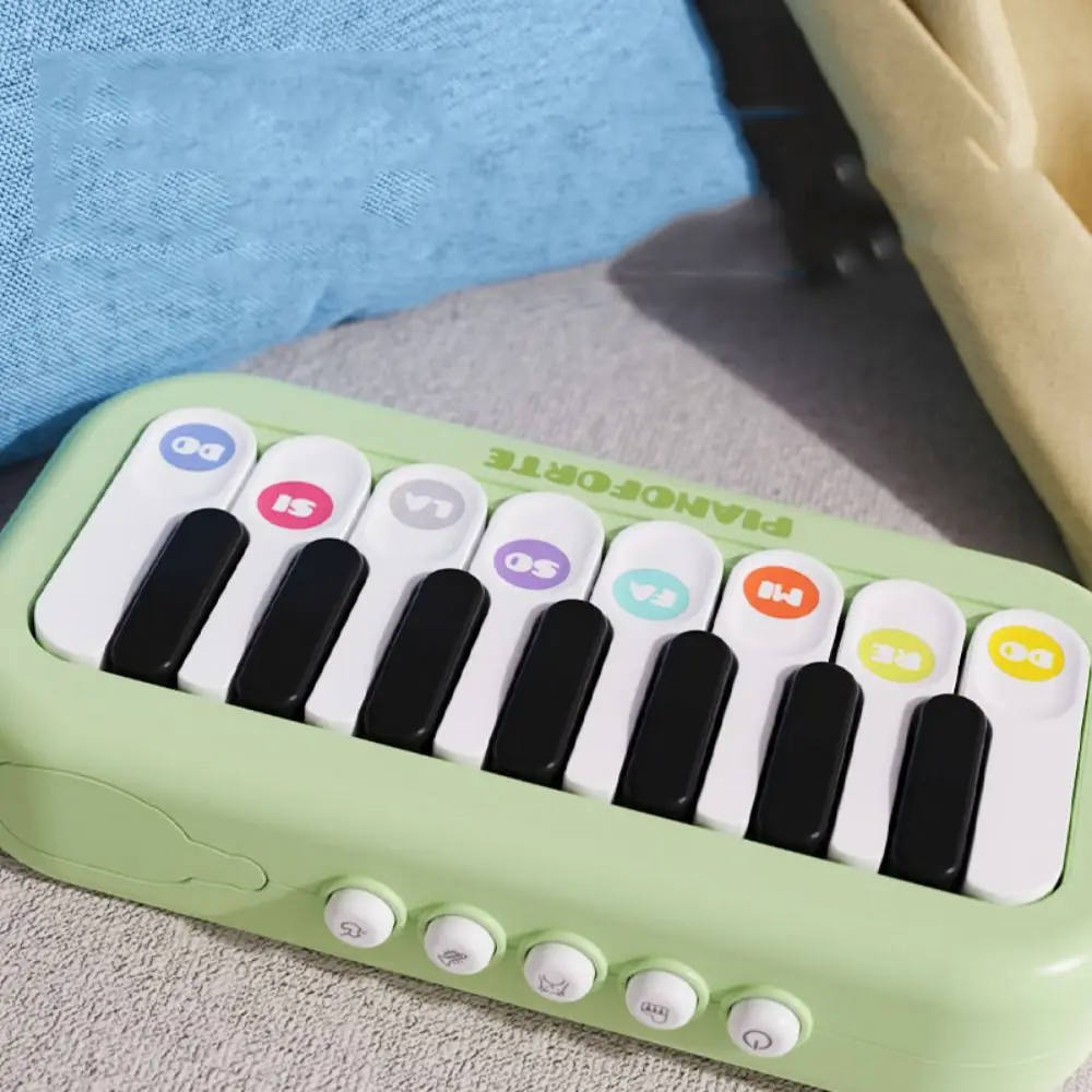 Early Education Mini Electric Keyboard Multifunctional Electronic Organ Electronic Piano Toy with Music Score Light