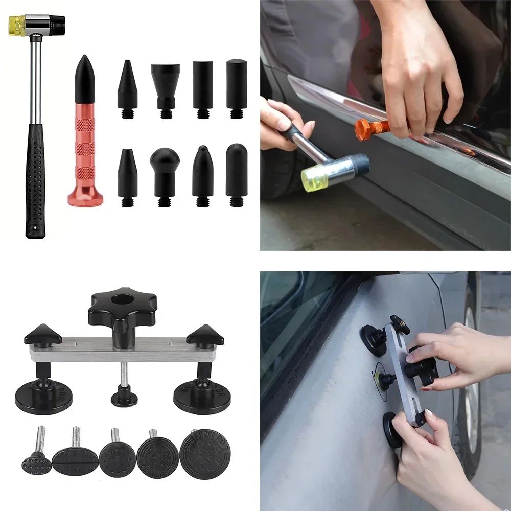 Car Dent Repair Tools Dent Removal kit Paintless Dent Repair Auto Body Dent Suction cup Puller products for Car workshop Vehicle