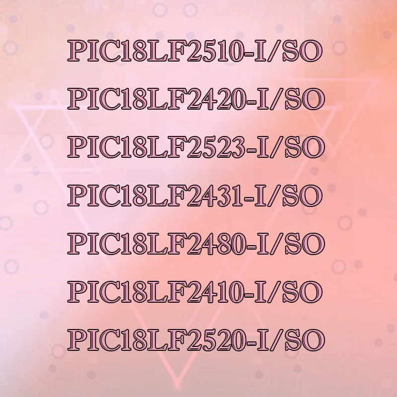 

PIC18LF2410-I PIC18LF2420-I PIC18LF2431-I PIC18LF2480-I PIC18LF2510-I PIC18LF2520-I PIC18LF2523-I SO Корпус из микрофибры
