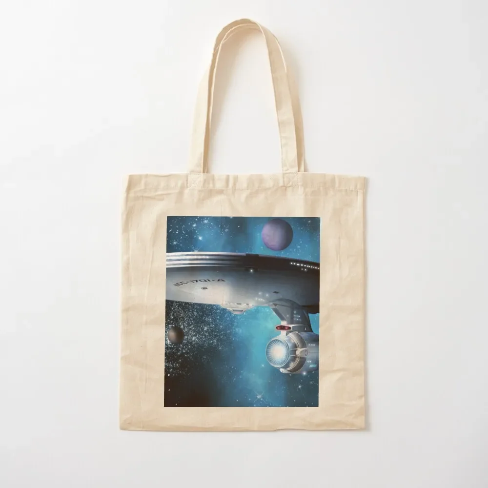 

Enterprise A - Where Silence Has Lease Tote Bag Eco bag large tote bag tote bags men