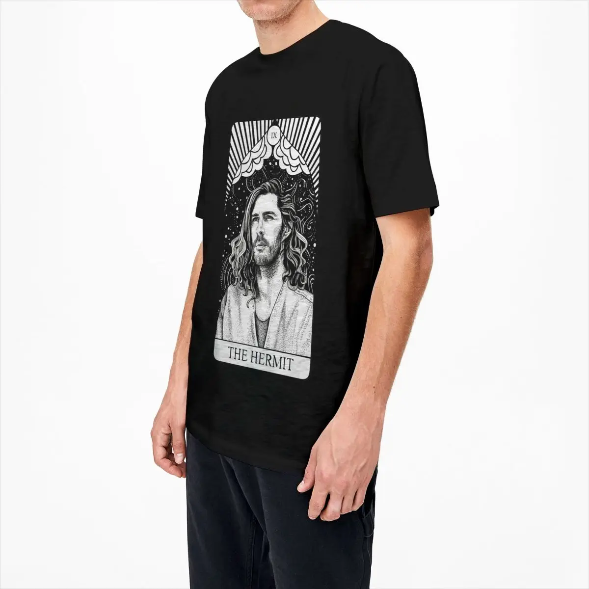 Singer Hozier Jesus T-Shirt Men Funny Classic 100 Cotton T Shirts Summer O-Neck Hip Hop Tee Shirt Cheap Oversized Tops