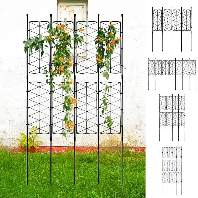 Garden Trellis for Climbing Plants Sturdy Plant Trellis Lattice Stake for Potted Plant Trellis Support Frame Gardening Supplies