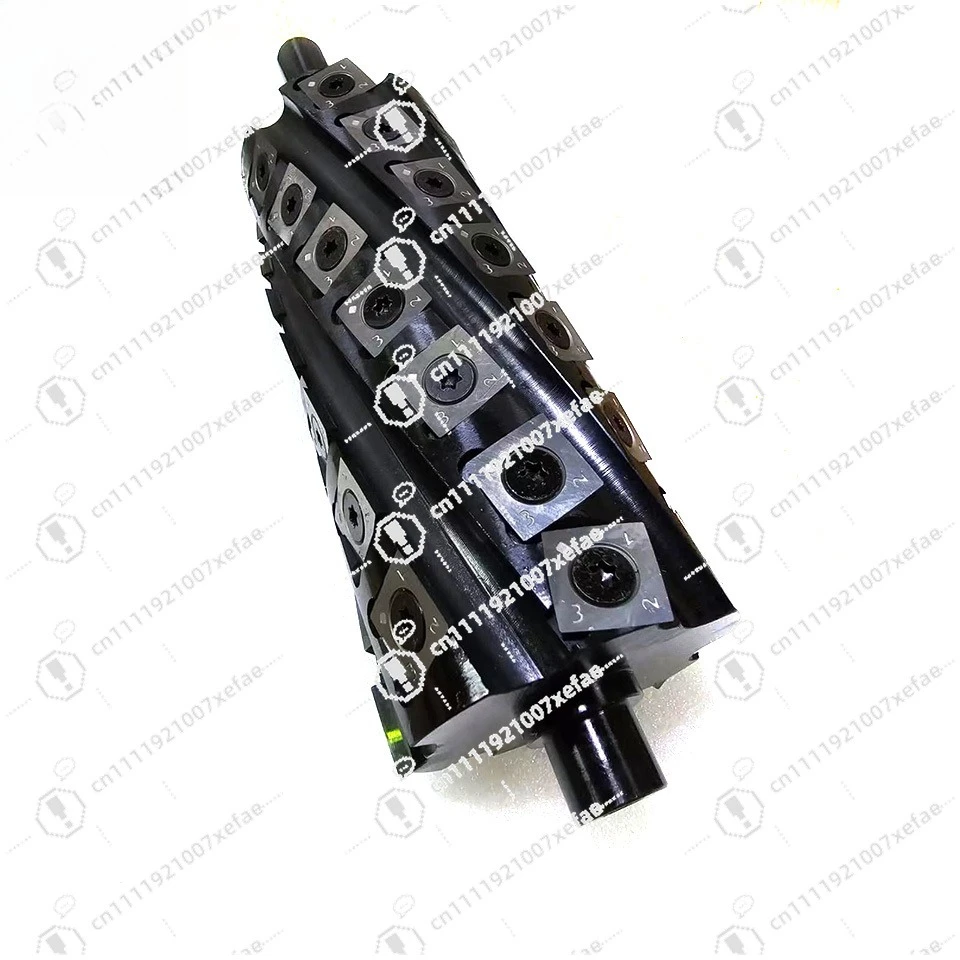 

Jet JJ-6L-M D61.3X152X6T 15x2.5 R150 spiral spiral cutter head black oxygen chip planer woodworking machinery parts