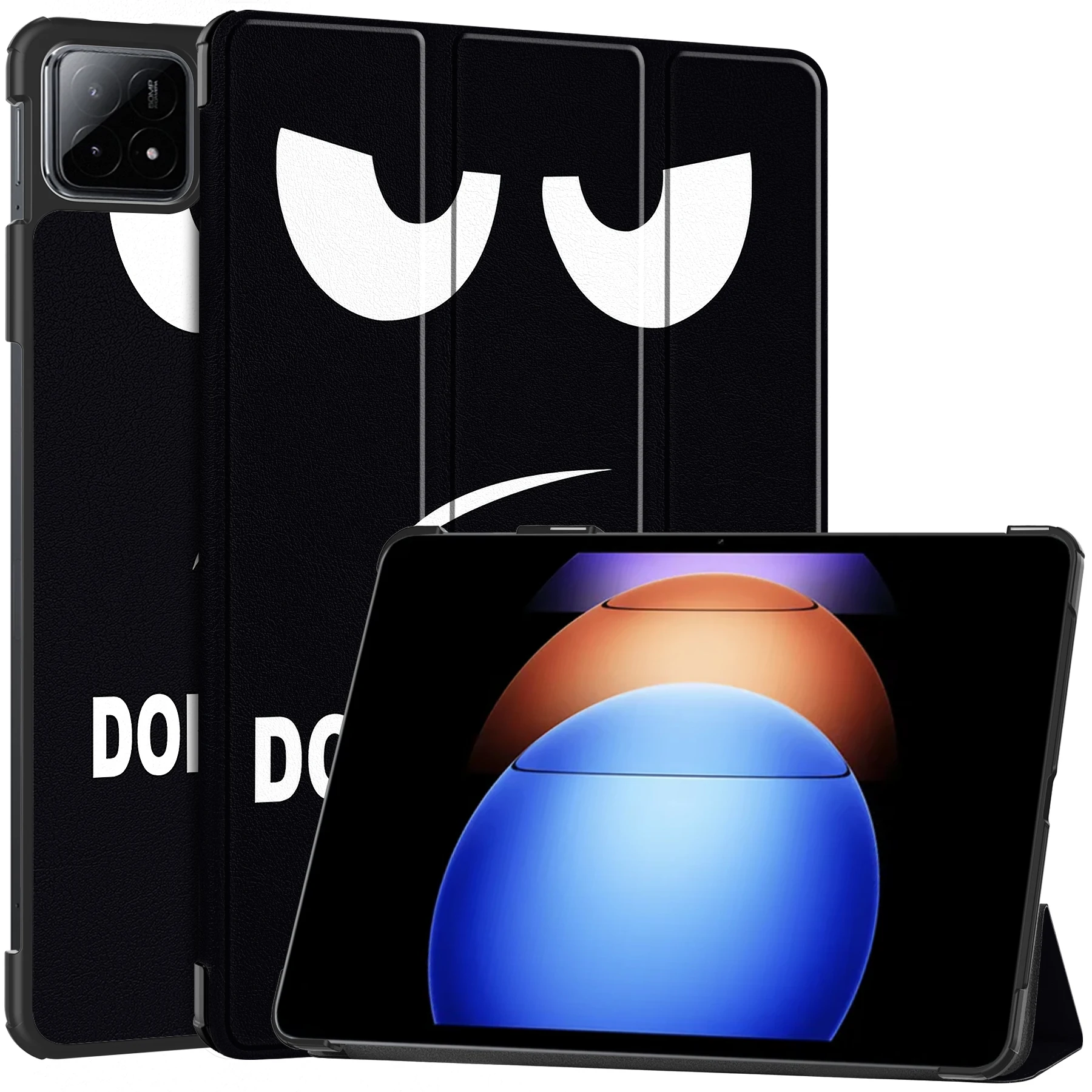 

Чехол для Xiaomi Pad 6S Pro 12,4 дюйма 2024, защитный кожаный чехол с откидной подставкой из искусственной кожи для планшета