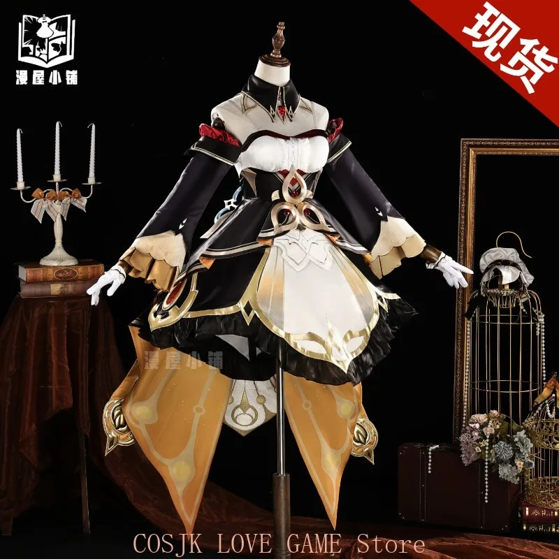 

Impact Sandrone Marionette Game Genshin Cosplay Costumes Suit Girl Wig Dress Skirt Accessories Party Clothe Christmas Halloween