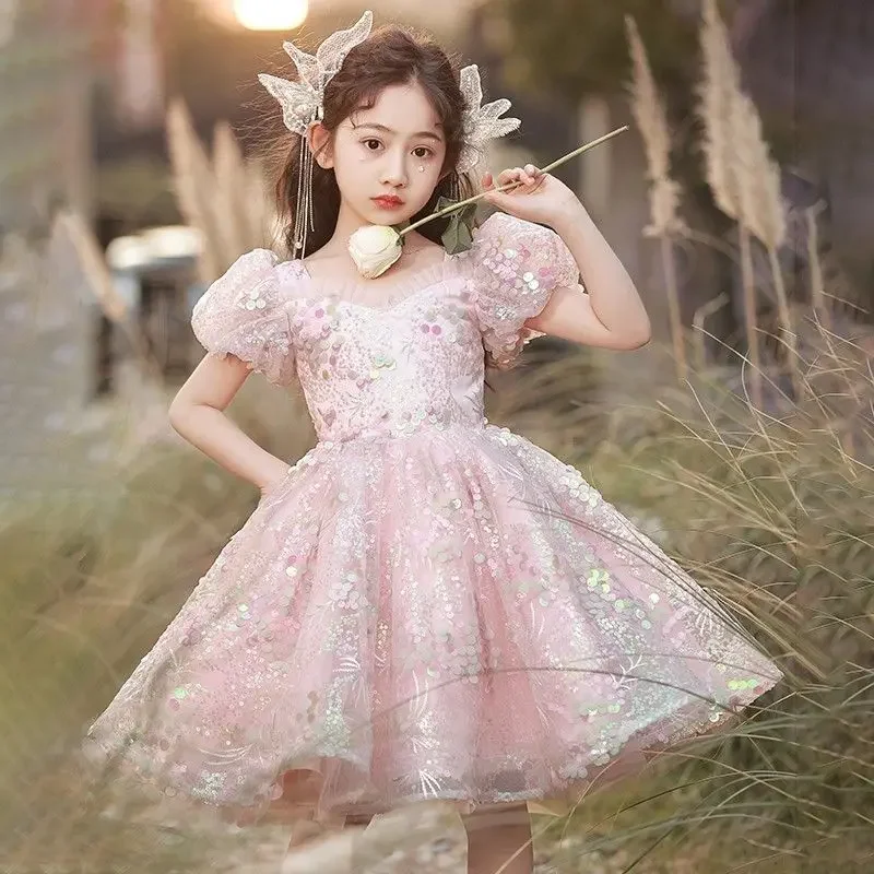 

Party Dresses for Girls Wedding Dress for Kids Christening Dress Girl Children's Dresses on Offer Liquidation Girl Elegant