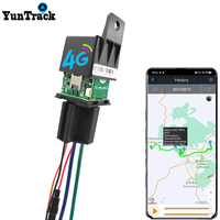 4G Relay GPS Tracker Motorcycle Car hide Tracking Device ACC Status Electronic fence Location alarm Cut off oil app web System