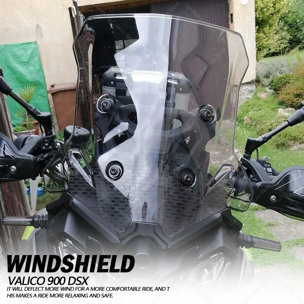 

Motorcycle Windshields Covers Screen Motorbikes Deflector Windshield For Valico 900 DSX 900DSX 2024 Great Quality PMMA