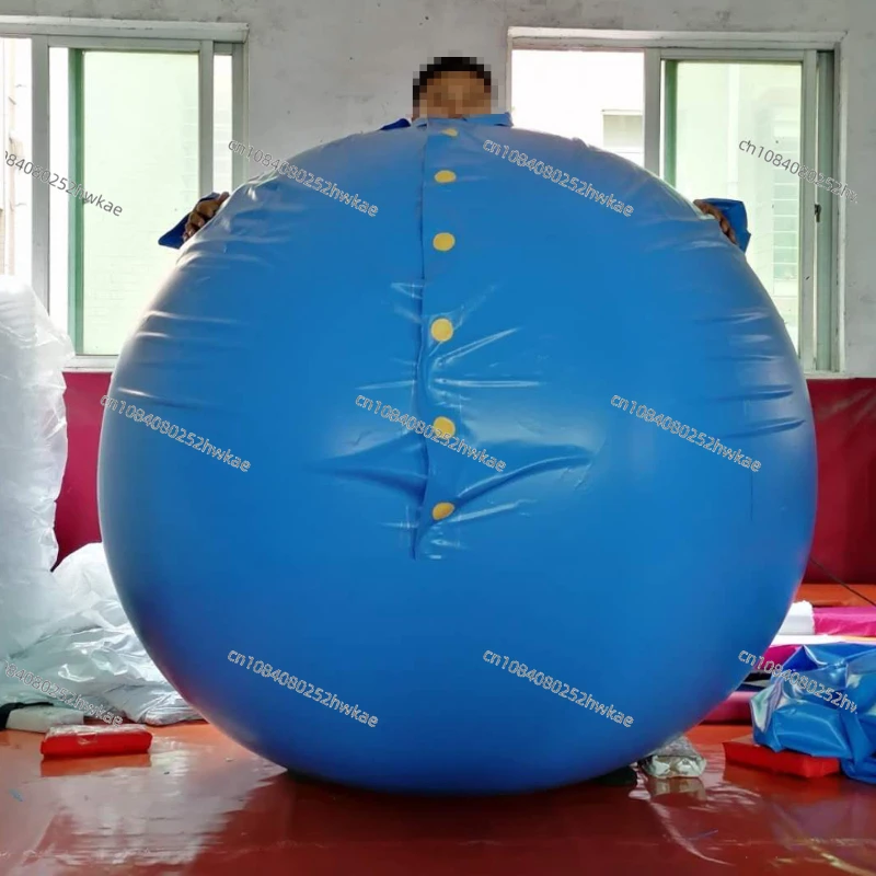 

Big PVC round inflatable blueberry ball suit for cosplay