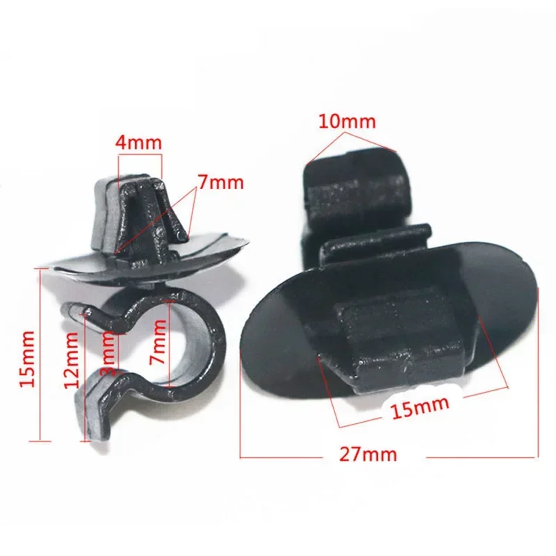 2x Hood Bonnet Rod Support Prop Clip Stay Clamp Holder 792834 for Citroen C2 C3 C4 C5 AX Berlingo B9 Eurovans Evasion Retainer