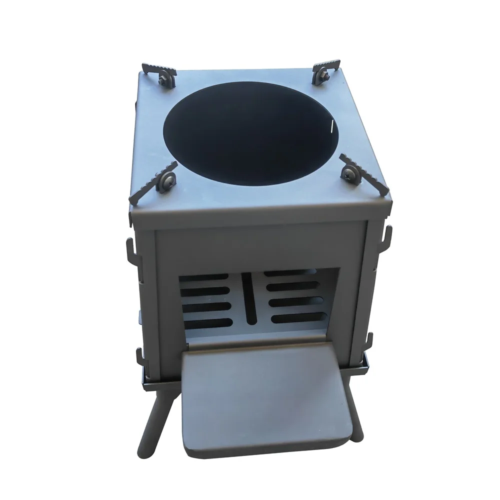 

Wholesale Portable Iron Wood Burning Firewood Stove for Outdoor Camping Hiking Picnics