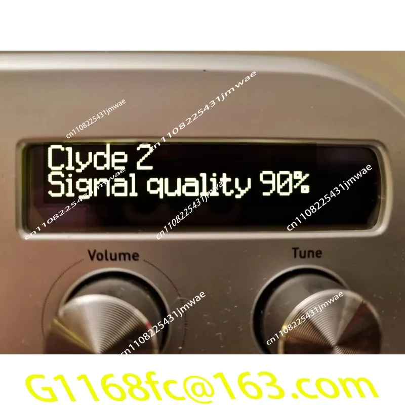 High Quality 128x22 Pure Evoke 1S Mio D4 Radio Screen EZI-DAB White Yellow Organic Light-emitting Diode Display Screen