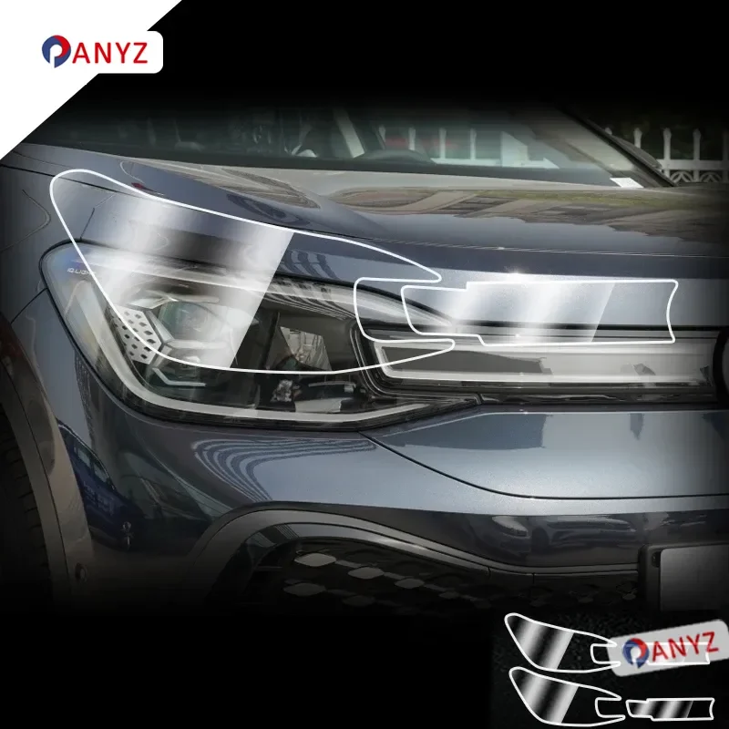 

Car Front Headlamp Film for Volkswagen VW ID6 ID.6 Crozz Tpu Transparent Film Exterior Accessories Headlight Strips Car Sticker
