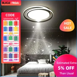 Modern LED Ceiling Lamp Remote Control Chandelier For Bedroom Living Room Kitchen Study Gold Round Home Decoration Light