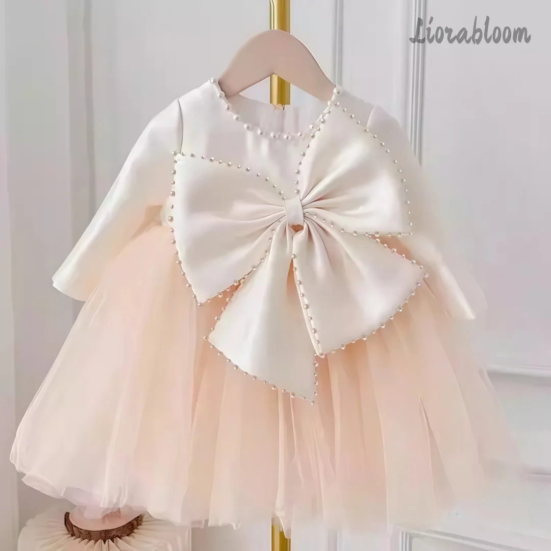 

Purple Princess Dress Feather Embellished Wedding Gown Flower Girl Dress Party Dress Elegant Formal Wear