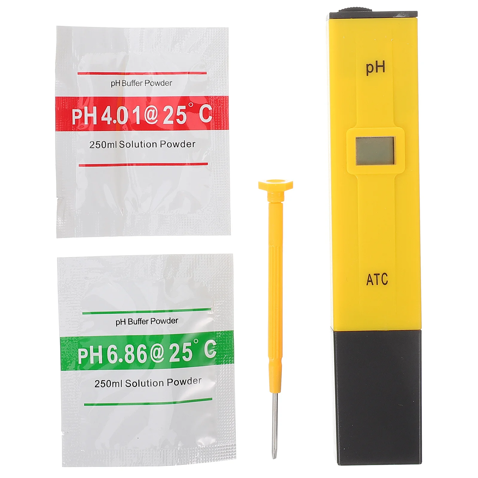 

1 set 1 Set Meter With Atc Compact Digital Testing Tool For Ph Calibration Solution Powder Included Ph Meter Set