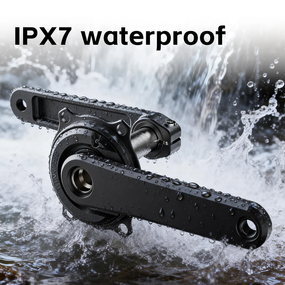 THINKRIDER PP5 Spider Power Meter 4 Bolt 110BCD 24mm Cadence Pedal Balance BLE ANT+ Crankset Chainring for Shimano