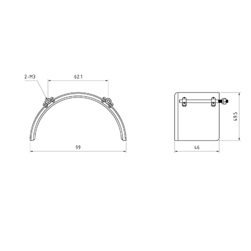 2pcs Stainless Steel Tire Fender Upgrade for 1/14 Tamiya RC Dump Truck SCANIA 770S R620 VOLVO Arocs MAN TGX LESU Car Accessories