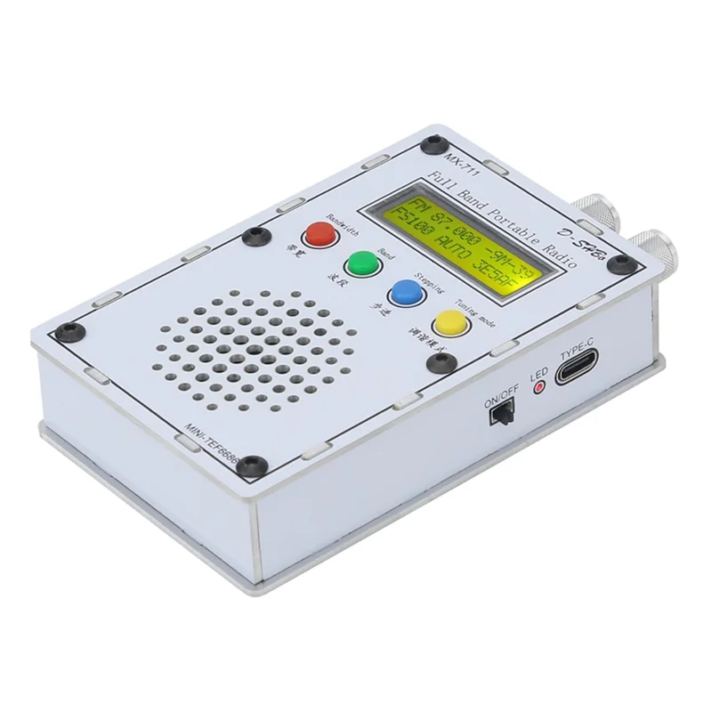 

CJSD-DESHIBO MX711 Базовая версия Мини-портативная полнодиапазонная радиостанция с высокочувствительным чипом приема TEF6686