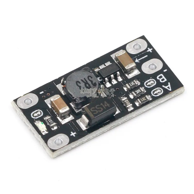 Mini DC-DC Boost Module 3.7V to 12V, Support 5V/8V/9V/ Output, Lithium Battery
