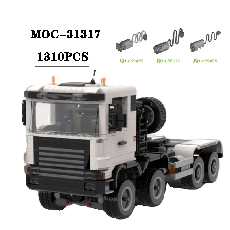 

Строительные блоки MOC-31317, 8x4, модель строительного блока с трактором, 1310 шт., для взрослых и детей, для обучения, подарок на день рождения, Рождество