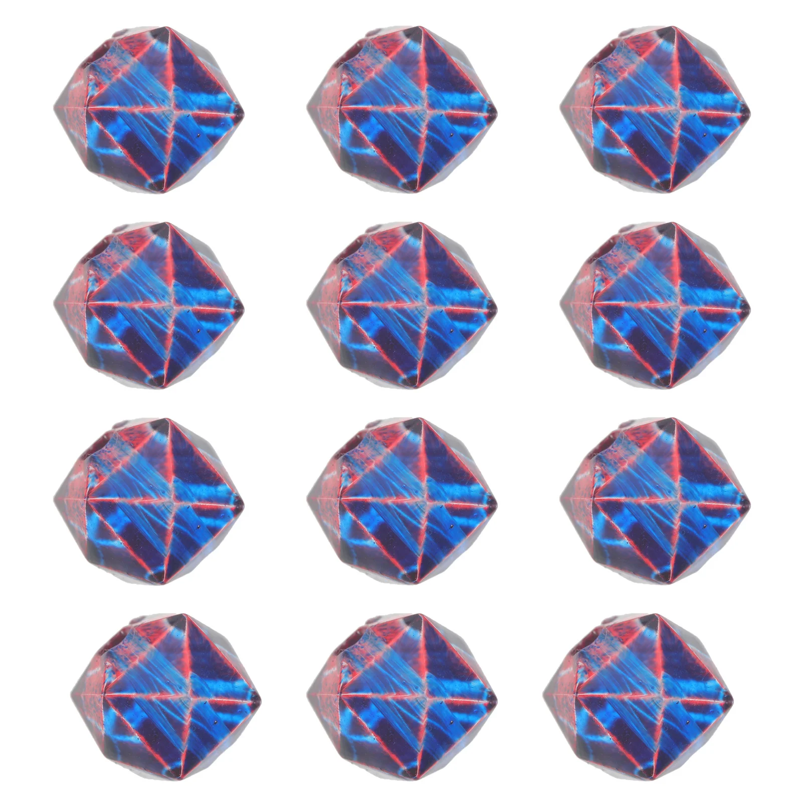 200개 스프레이 페인트 비즈 액세서리 기하학적 모양 아크릴 비즈 DIY 쥬얼리 공예 프로젝트 팔찌 목걸이용