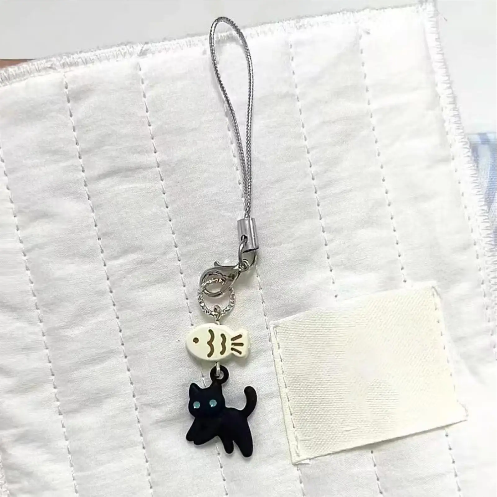 Animal Pendant for Phone Cute Cat Phone Charm Phone Pendant Phone Accessories Aesthetic Animal Phone Strap for Bags Wallets &