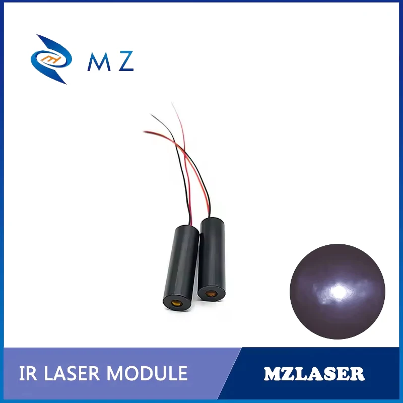 Infrared Dot Laser Diode Module Compact Mini D10mm 850nm 100mw 3V Invisible light IR Laser Industrial Grade Class IIIB