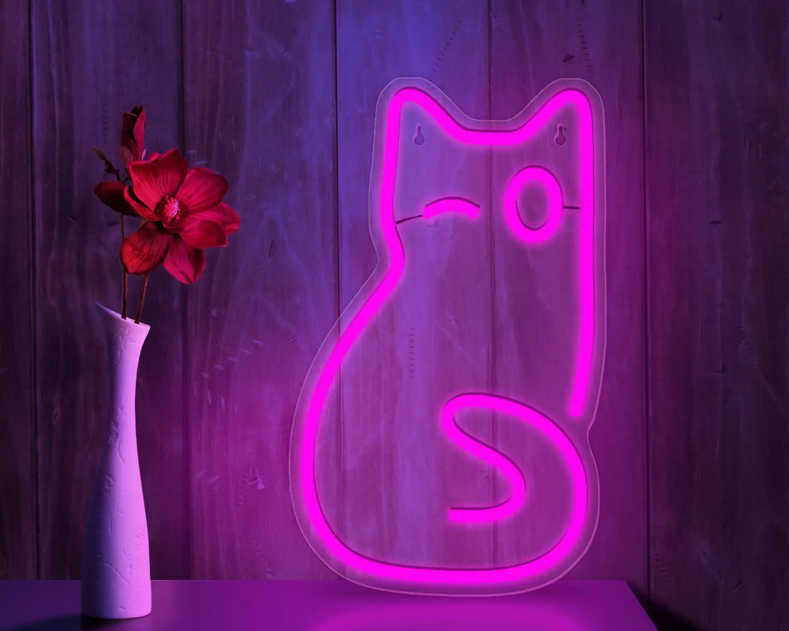 Cat Neon Signs Home Décor Neon Lights Lamp Night Lights For Home Room Wall Décor Personality Wall Decoration