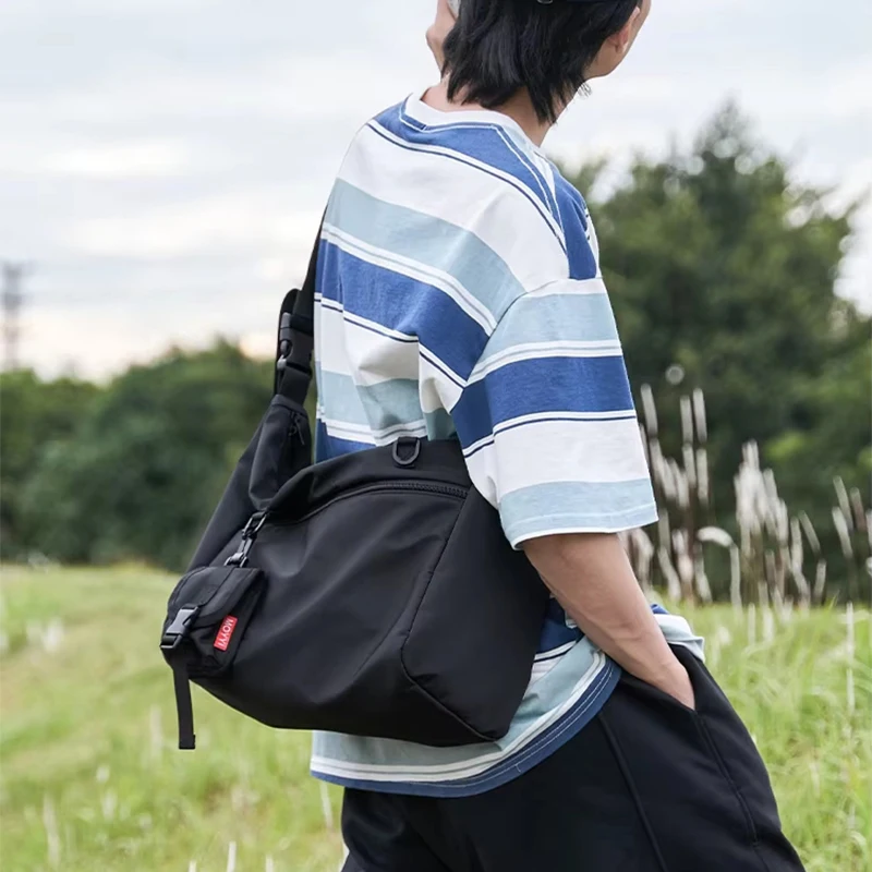 

Повседневные мужские сумки-мессенджеры, студенческая школьная сумка для книг, модные водонепроницаемые многофункциональные сумки на плечо большой вместительности