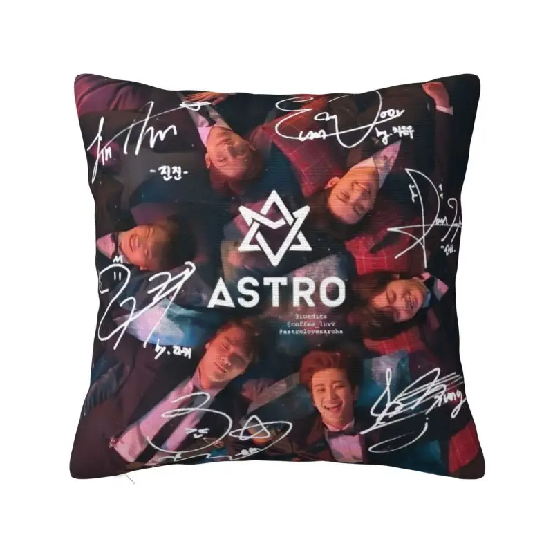 

Изготовленная на заказ подушка Kpop Astros MJ Jinjin Cha Eun Woo Yoon San Ha Rocky для гостиной, современная наволочка, бархатная наволочка