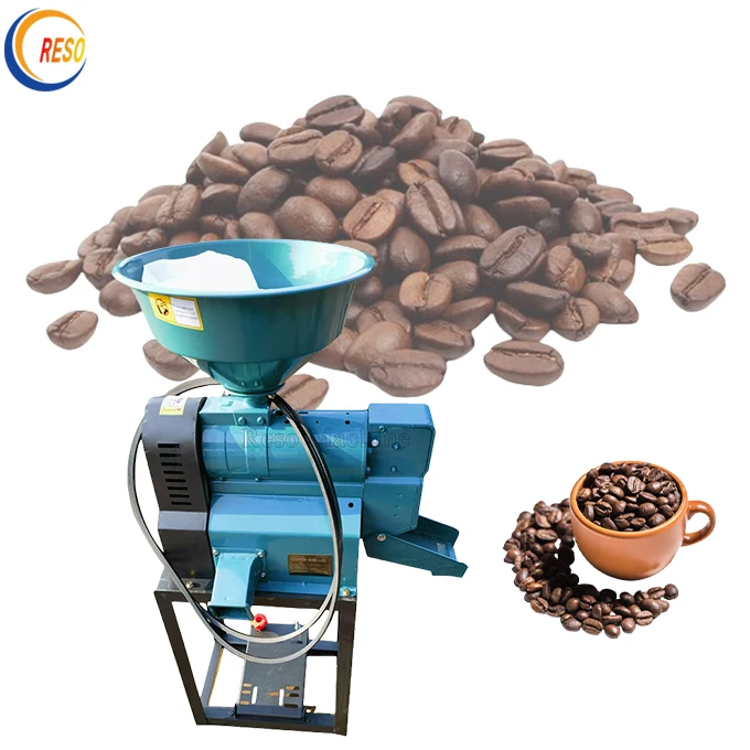 Rice Husk Millet Peeling Coffee Huller Dry Coffee Bean Hulling Machine