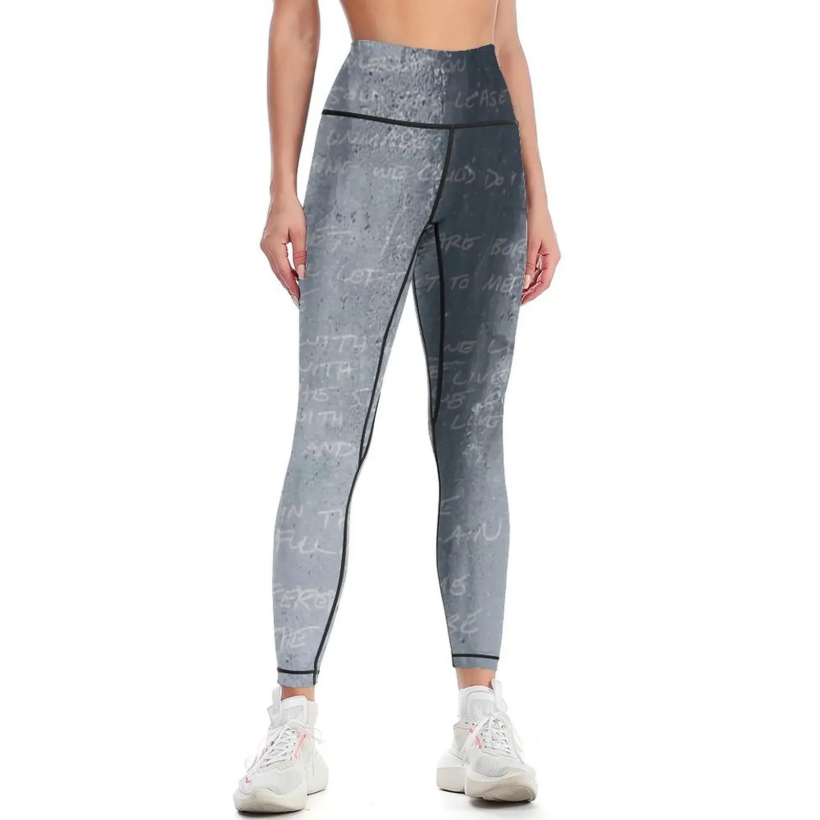 

How We Live and Die Leggings for physical jogging pants Sportswear woman gym sport pants Womens Leggings