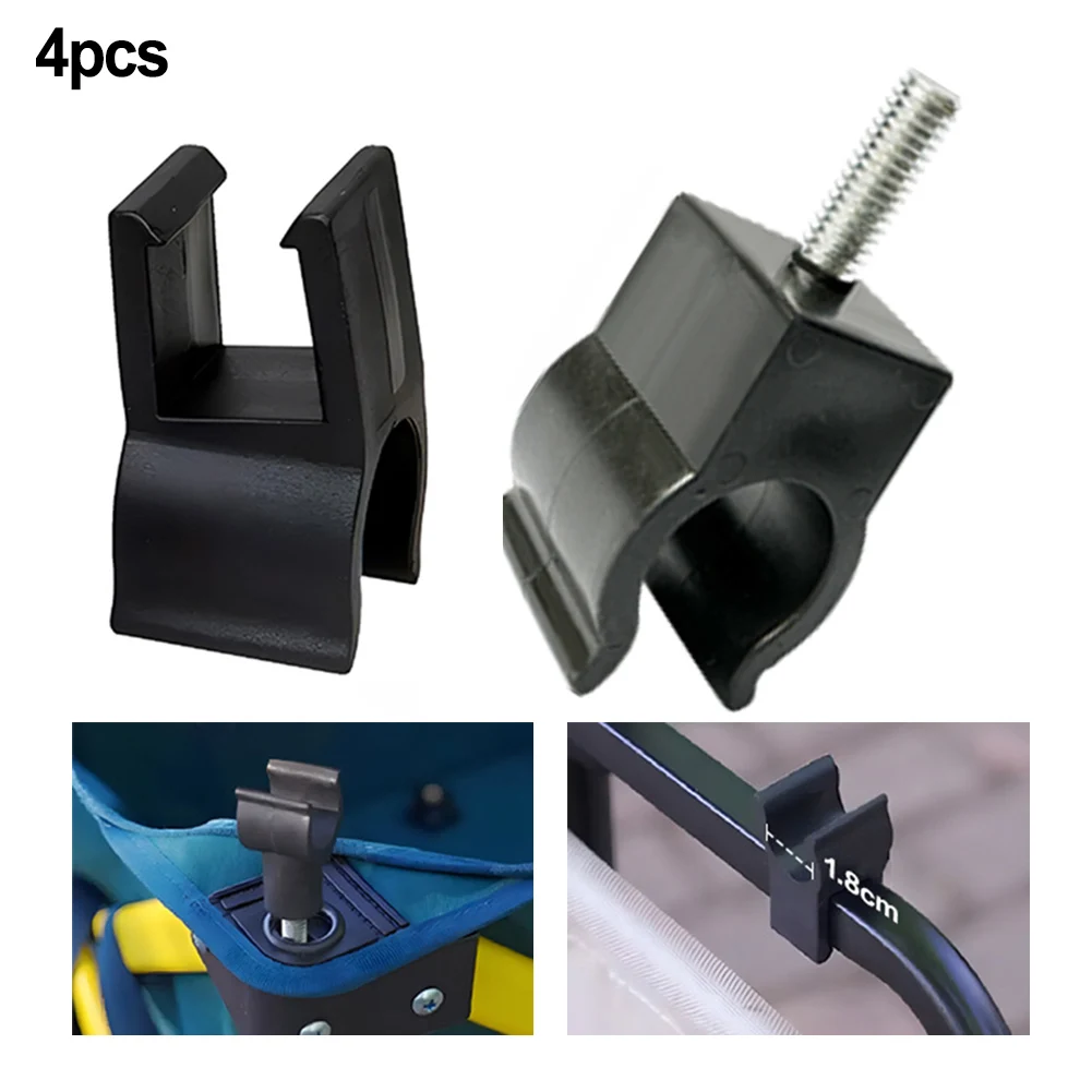 

4Pcs Camping Wagon Cart Table Board Buckle Attachments Trolley Desktop Buckle Wagon-Cart Table Board Clip Plastic Clamp Parts