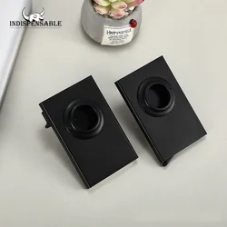 Rfid Smart Wallet with Airtag Card Holder Metal Thin Slim Man Women Wallets Pop Up Minimalist Small Black Purse Vallet for Men