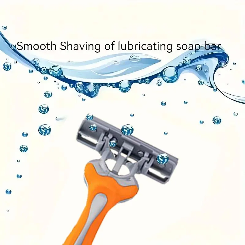 Fashionable men's safety razor, comfortable handle, sharp blade, progressive shaving design, great gift for festivals