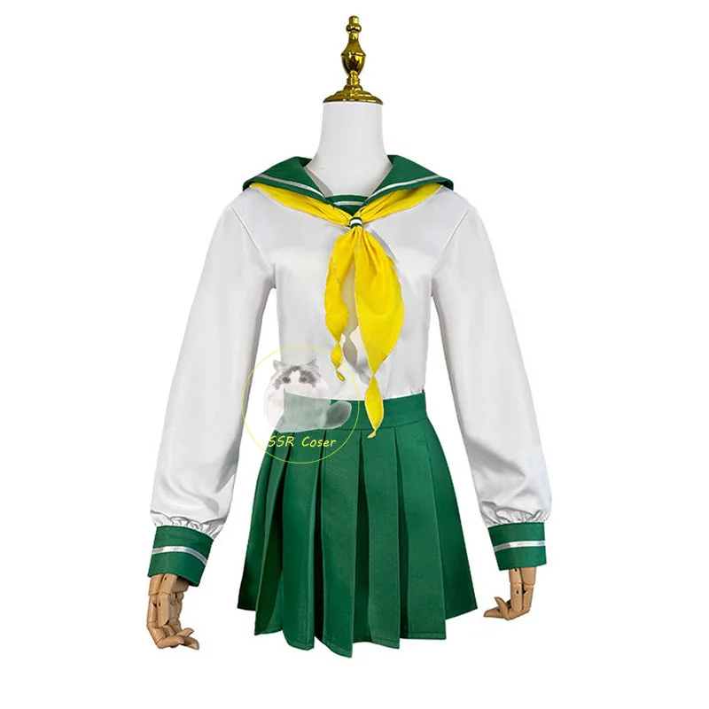 Anime Araga Kiwi Cosplay Gutst Over Magische Meisjes Cosplay Kostuums Jk Uniform Kleding Rokken Pruik Halloween Feest Kostuum Meisjes