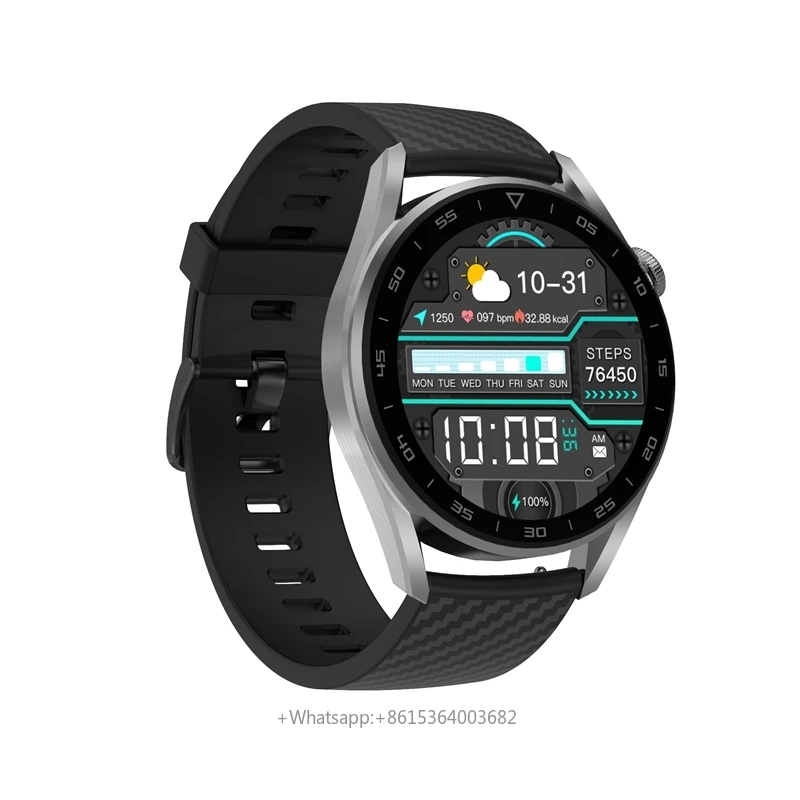 Reloj Inteligente YLL-HRS DT3 Pro con Pantalla IPS de 1.36 Pulgadas, Carga Inalámbrica, Botón Giratorio, Alarma, Resistente al Agua IP68, Monitor de Actividad Física