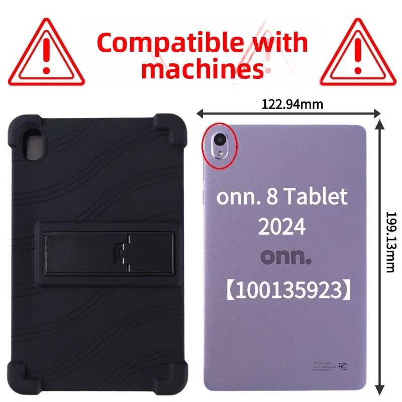 Stoßfeste TPU-Hülle für onn.8 Tablet 2024 100135923, Flexibler Stoßfänger mit Ständer, Mehrere Farben – Detail 1