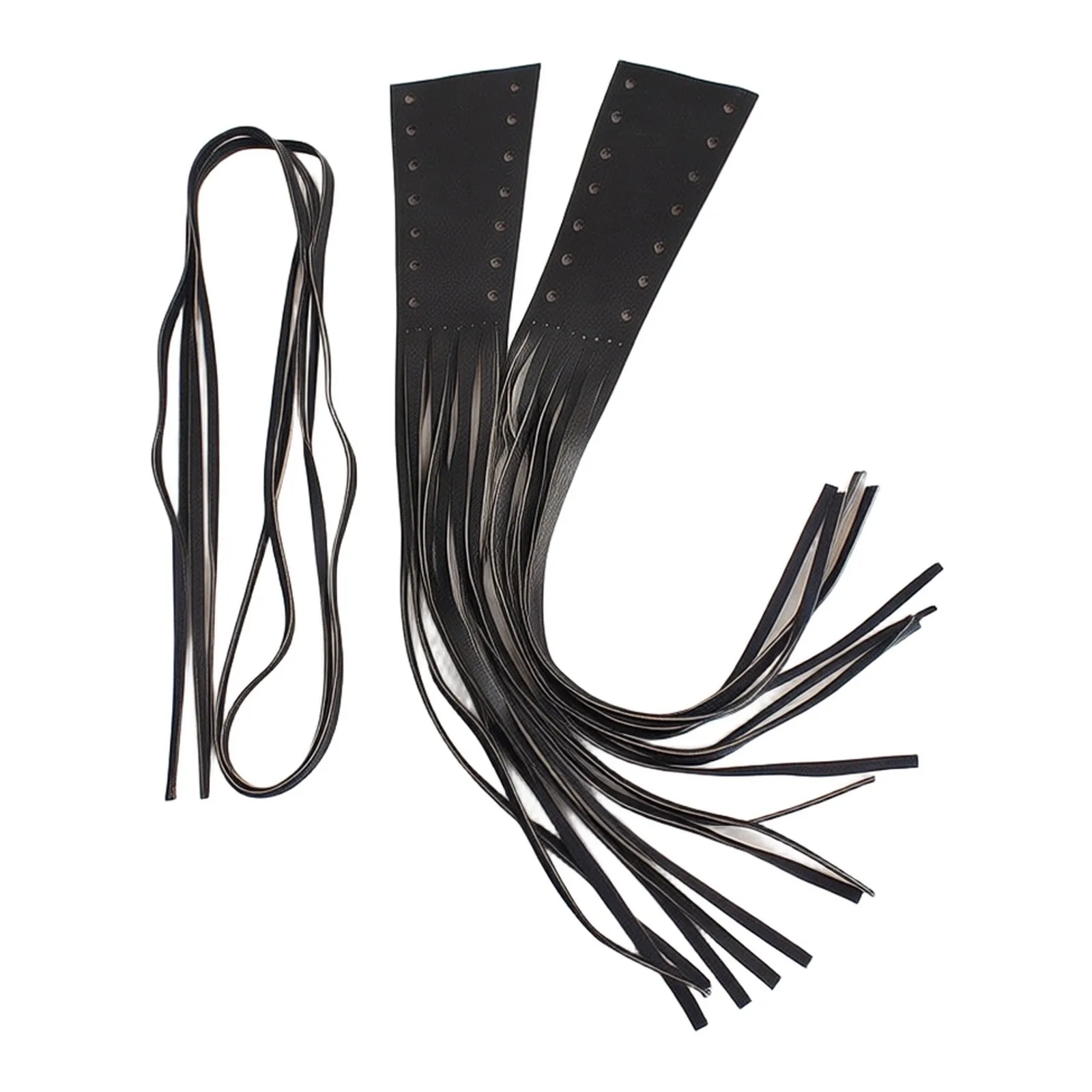 Motorcycle Brake Lever Tassel Cover Kit Featuring PU Leather Build and Classic Fringe Design for Ride-Ready Appearance