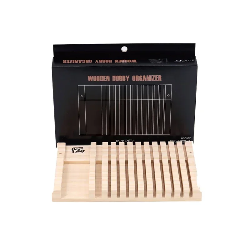 

Стеллаж для хранения деревянных моделей Border Model Tools BD0057 – Органайзер-коробка для инструментов и аксессуаров для сборки моделей DIY