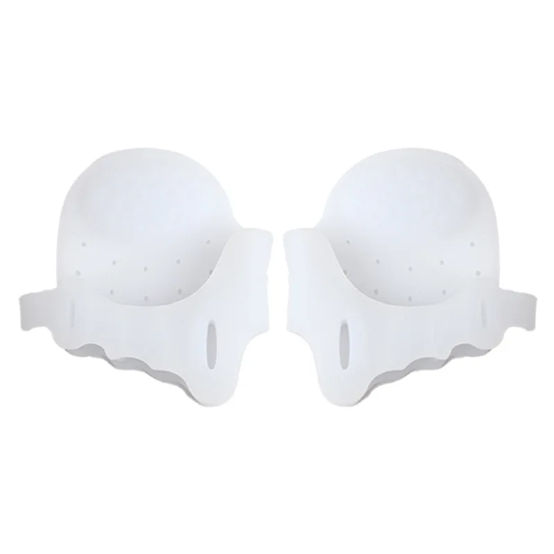 Fünf-Loch-Vorfuß-Bogen-Splitter, Silikon, weiche Unterstützung, sanfte Druckfixierung, Vorfuß-Pad in halber Größe, Hallux-Valgus-Korrektur