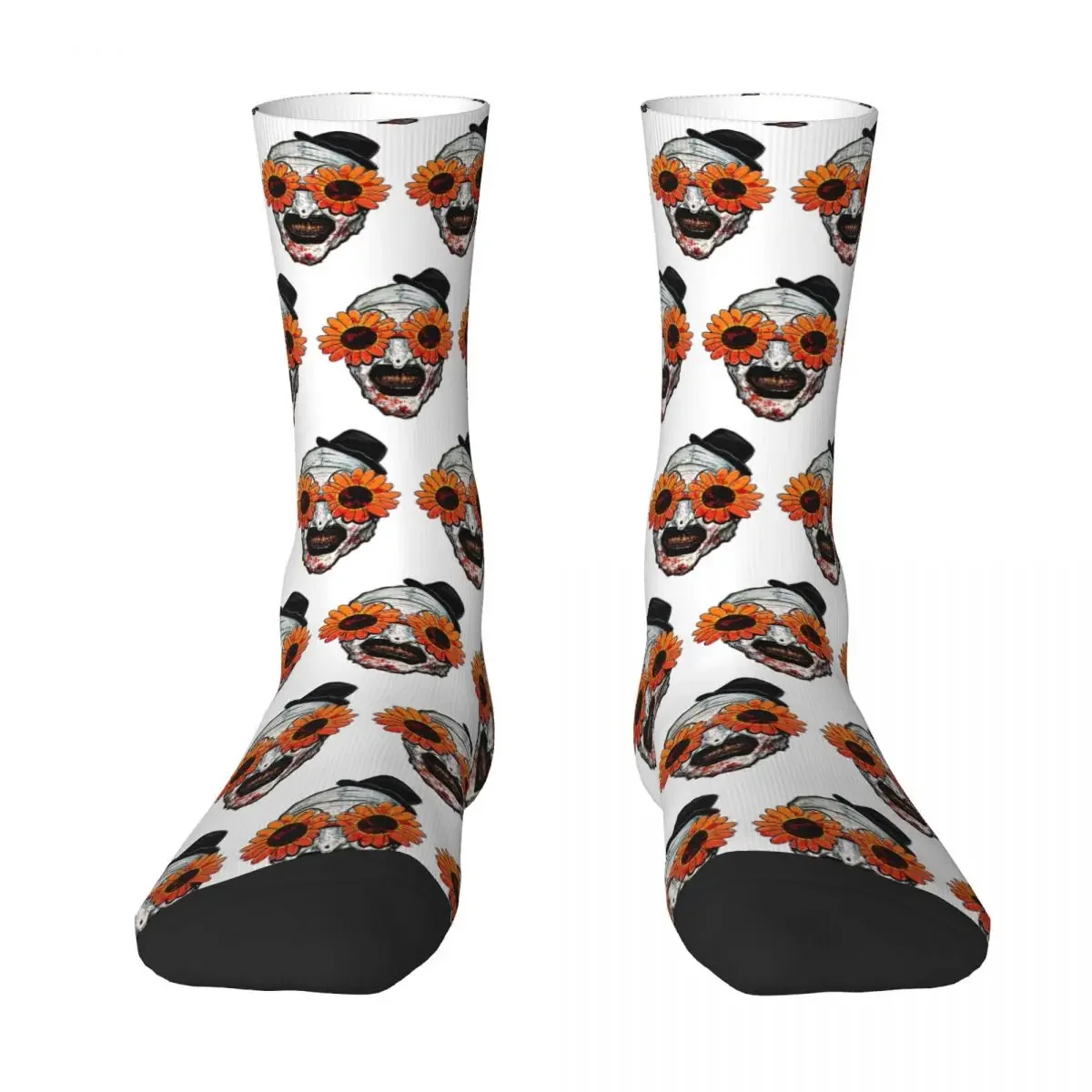 

Art The Clown Terrifier 2 Sunflower Sunglasses Socks Harajuku High Quality Stockings All Season Long Socks for Unisex Gifts